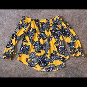 Express off the shoulder blouse